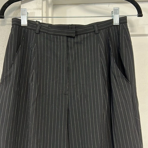 VTG ESCADA WOOL PLEATED STRIPED TROUSERS SIZE 34=4 - Picture 6 of 17